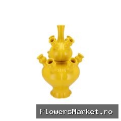 Rotterdam Yellow Vase Set Tulip 31x31x46cm Nm