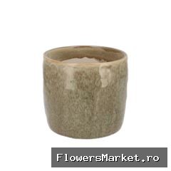 Iron Stone Sand Glazed Pot 16x15cm