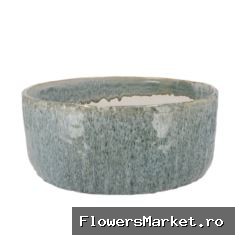 Iron Stone Blue Bowl Round 36x36x15cm Nm