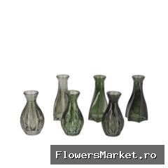 Fenna Green Mix Vase Flower Ass 6x12cm Nm